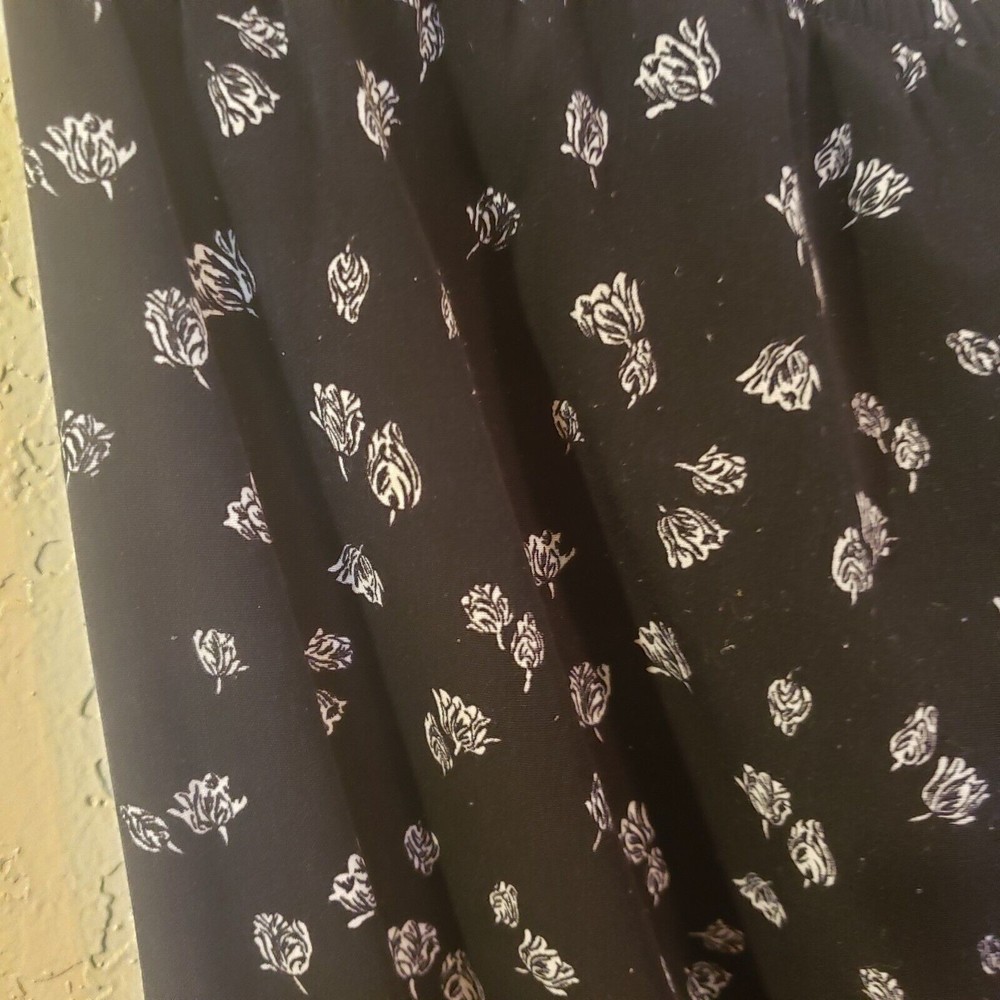 EXPRESS Women's Strapless Black White Floral Drawstring Waist Jumper Size XS - Picture 5 of 10